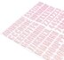 American Crafts Tealightful Thickers Stickers 5.5"X11" 138/Pkg - Letter Alpha/Pink Glitter Foam