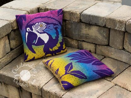 Parrot Mosaic Bag and Pillow