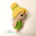 Tinker Bell amigurumi doll - crochet pattern by Crochelandia