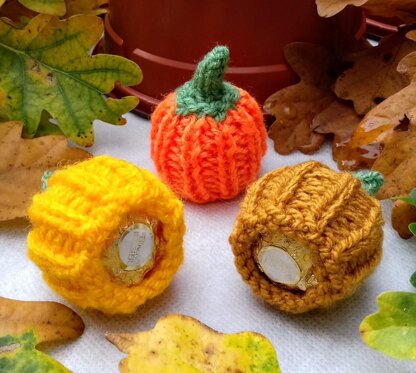 Mini Autumn Pumpkins - Ferrero Rocher Covers