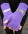 Indian Feather Fingerless Mitts & Cuffs