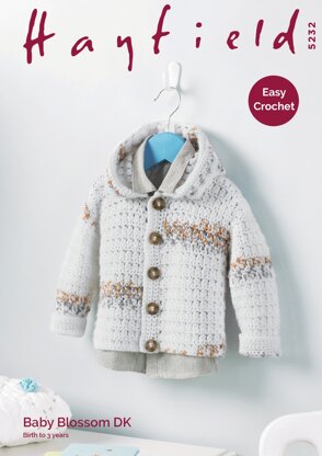 Boy's Jacket in Hayfield Baby Blossom DK - 5232 - Downloadable PDF