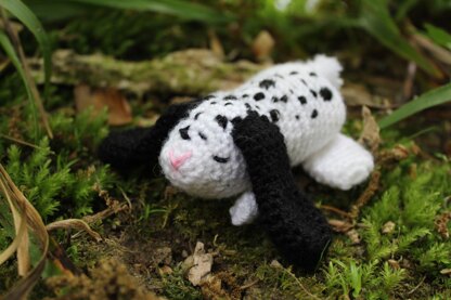 Sleepy Bunny Amigurumi Pattern Crochet pattern by Woolly Wilderness