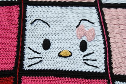 Square hello kitty blanket