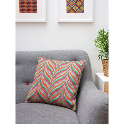 Anchor Essentials: Tina Francis Bargello Multi-Colour Square Cushion Longstitch Kit