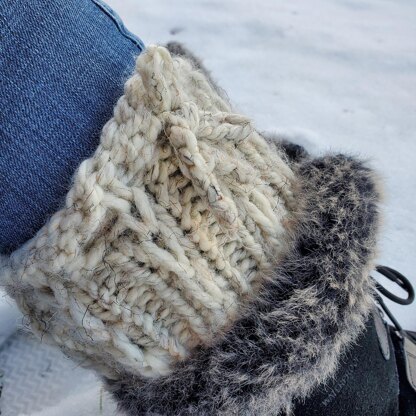 Honeycomb Slippers & Leg Warmers