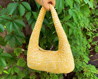 Crochet shoulder bag