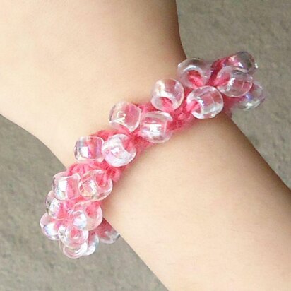 Easy Knit Beaded Bracelet