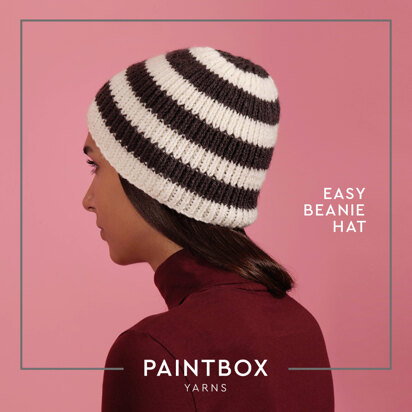Paintbox Yarns Easy Beanie Hat PDF (Free)