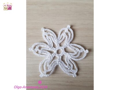 Crochet snowflake 30