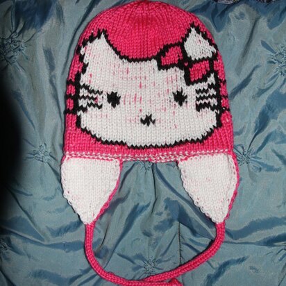 Double Knit Kitty Hat