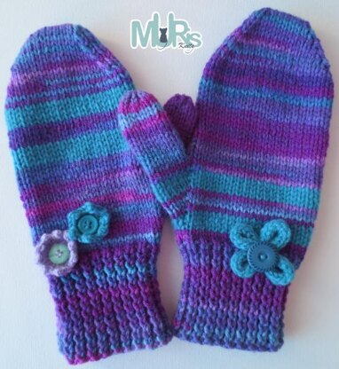 Flower Mittens