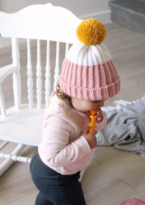 Vaughn Ribbed Hat and Bootie Slipper Set