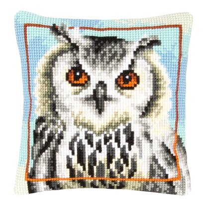 Vervaco Cushion Owl Cross Stitch Kit