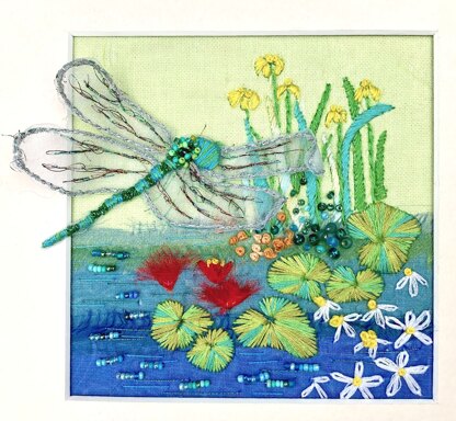 Rowandean Emperor Dragonfly Embroidery Kit