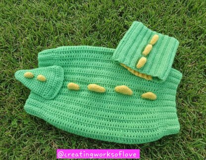 Dino Dog Sweater Costume