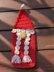 Santa Gnome Christmas  ornament