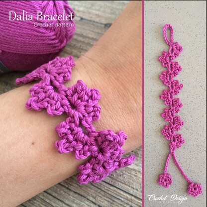 Dalia Crochet Bracelet Pattern