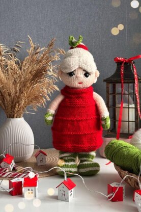 Mrs Claus knitting pattern