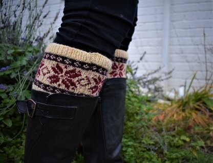 Snowflakes Boot Cuffs