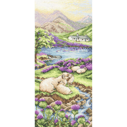 Anchor Highlands Landscape Cross Stitch Kit - 14cm x 32cm