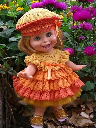 Pumpkin for Baby Face doll