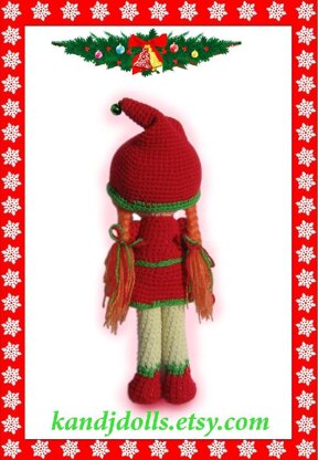 Christmas Girl - Amigurumi Crochet Pattern