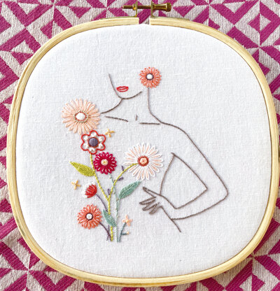 Un Chat Dans L'Aiguille Casual Printed Embroidery Kit