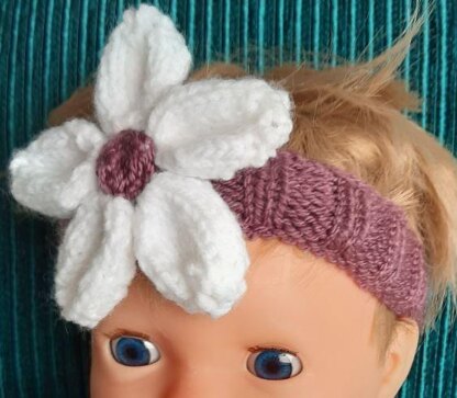 Newborn Daisy Headband - Easy