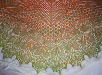 Home on the Range Lace Shawl