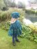 Child's Leaf Poncho With Matching Beret