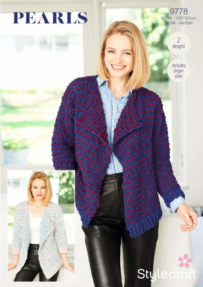 Jackets in Stylecraft Pearls - 9778 - Downloadable PDF