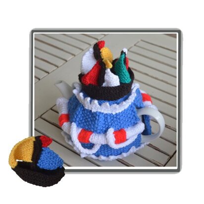 Sailboat Yacht Nautical Tea Cosy