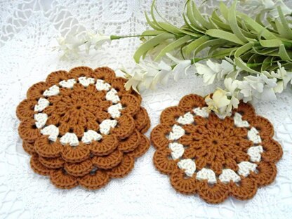 Crochet Pattern Round Placemat Crochet Coaster