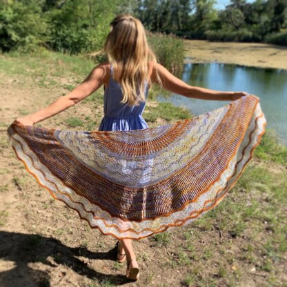 Fiori Shawl