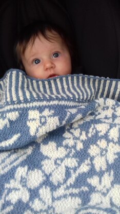 Bluebird Baby Blanket