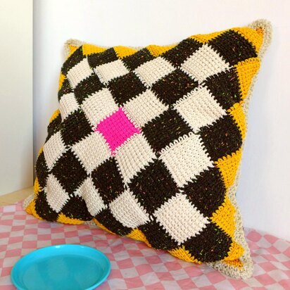 Checkmate Cushion Cover