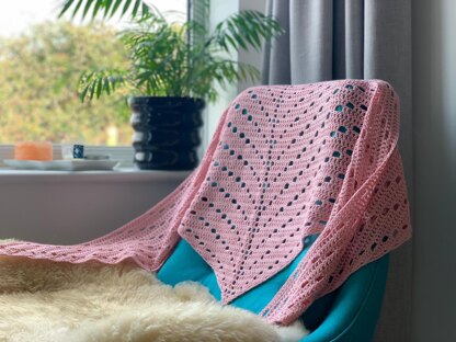 Furrow & Flourish: Crochet shawl pattern - Dora Does