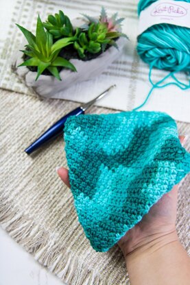 Double Thick Diagonal Potholder