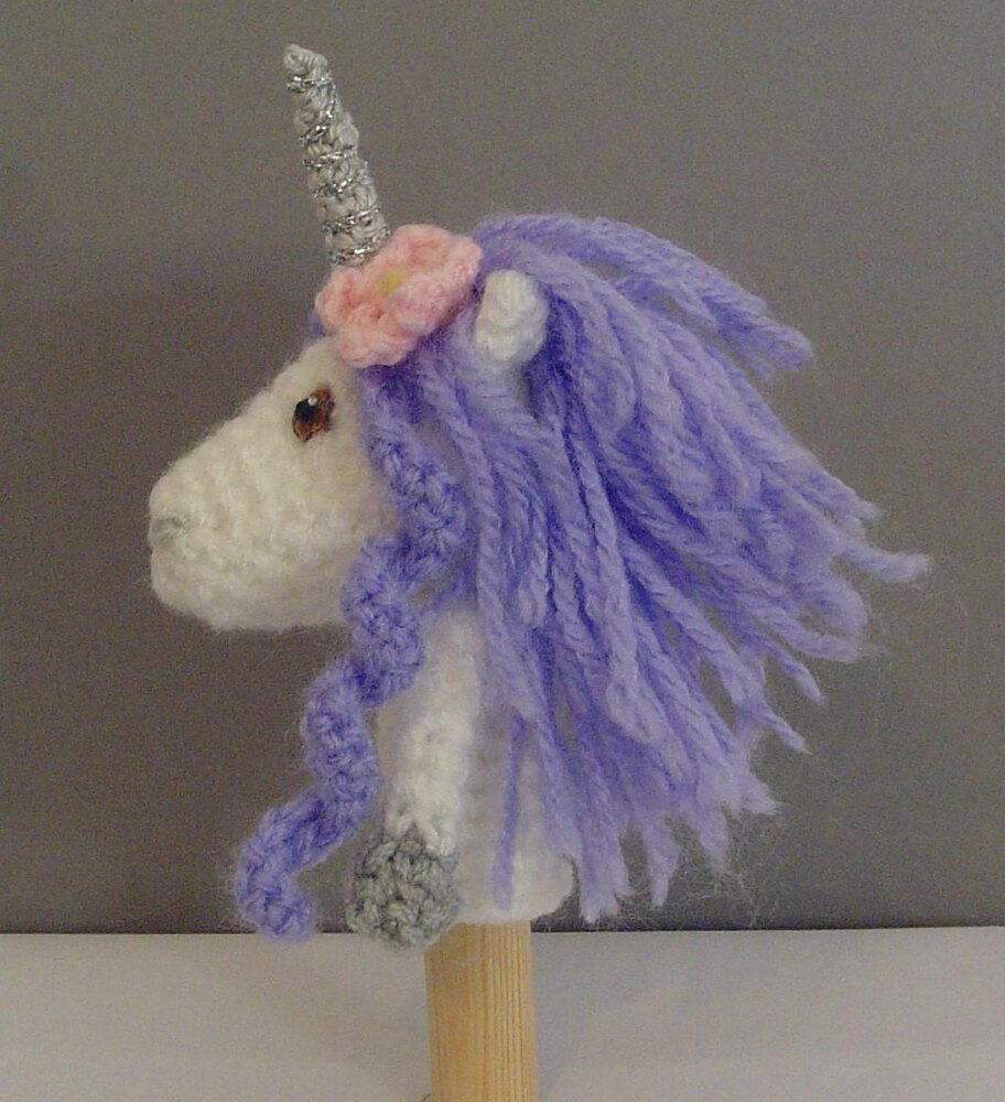 Unicorn finger puppet Crochet pattern by Rymell LoveCrafts