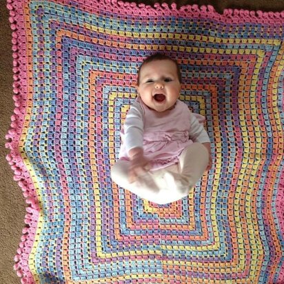 Chocolate Box Twist Baby Blanket