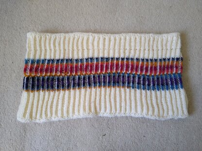 Rainbow Zipper Cowl