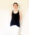 Black Linen Tank Top