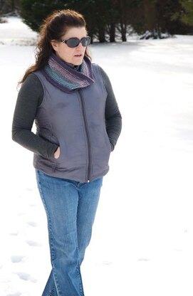 Scrappy Split Stitch Cowl