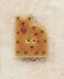 Wichelt Gold Quilt Cat Needle Magnet