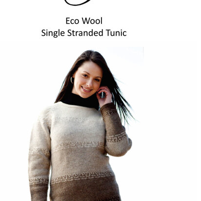 Wool Single Standed Tunic in Cascade Ecologial Wool - A137