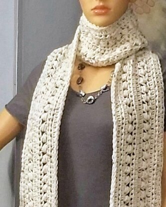 Bead Stitch unisex scarf