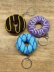 Round Donut keychain