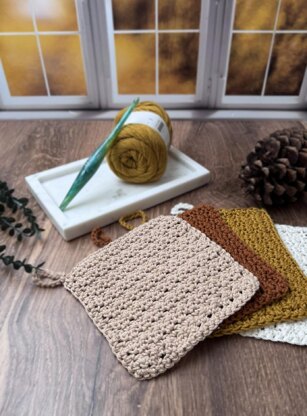 Crunch Stitch Washcloth