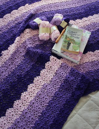 Violet Vale Afghan